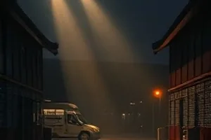 《雾港信号》雨天追凶场景的封面构图